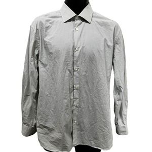 John Varvatos‎ USA Signature Tailored Button Down Shirt Men’s Size 16 32/33
